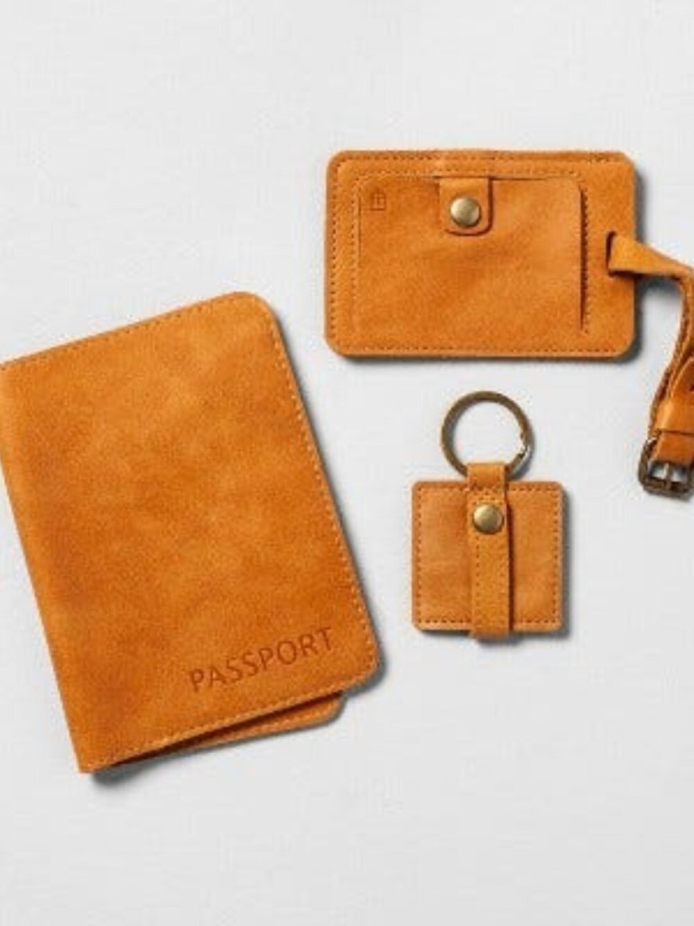 Travel Set – Passport, Cord Holder, Luggage Tag –Hearth & Hand With Magnolia-NWT